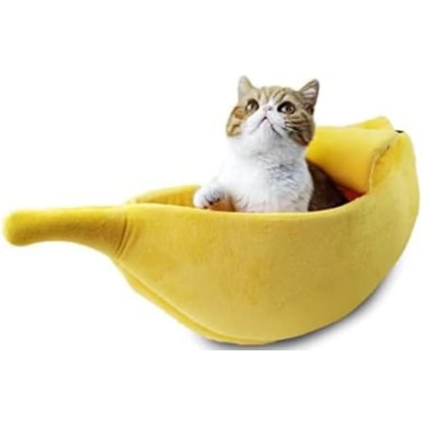 Bedårande Banan Kattbädd divan säng grotta divan Hundbädd Hus Mjuk s