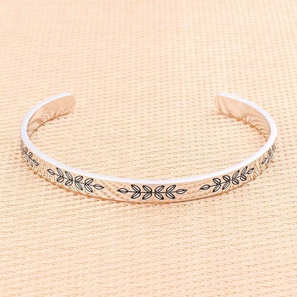 Armbånd for kvinner - Gravert sitat inspirerende armbånd bursdag