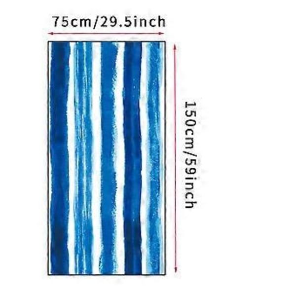 Mikrofiber Strandhåndklæde Tie Dyed Cool Rejse Pool Håndklæde Boheme Stil