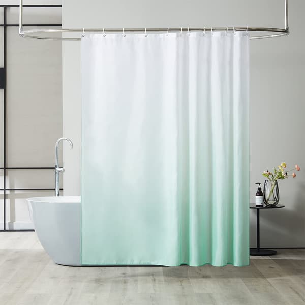 180x180cm Græsgrøn Gradient - Skimmelresistent Bruseforhæng Machi