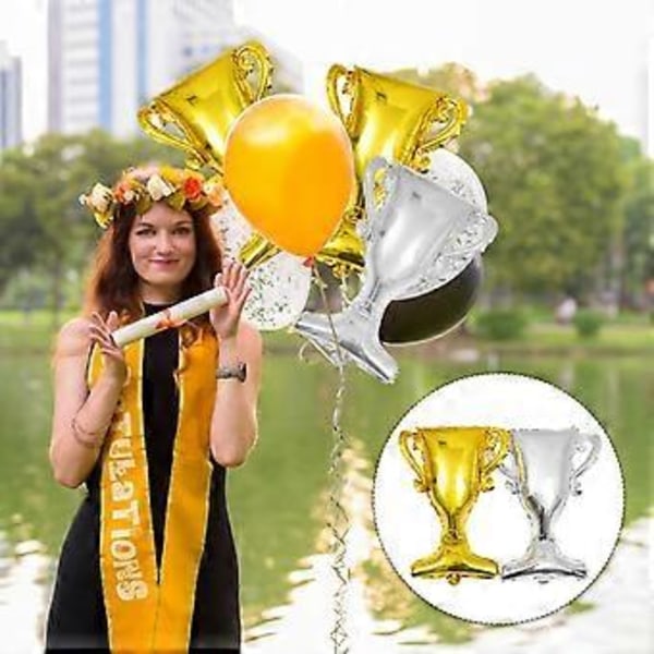 10 stk. Graduation Trophy Ballonger Bursdag Festival Party Dekorative Ballonger 10pcs