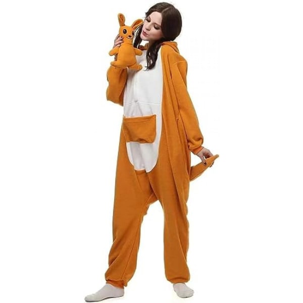 Multi-karakter Dyre Hætte Pyjamas Jumpsuit Cosplay Kostume.XL.Kænguru