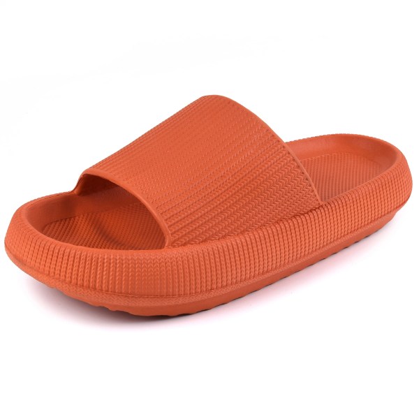 Pute-slidesandaler for kvinner og menn - sommerlige, lette slides med myk såle