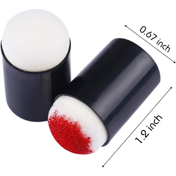 Finger Svamps for Maling, Tegning, Blekk, Kortlaging, Co