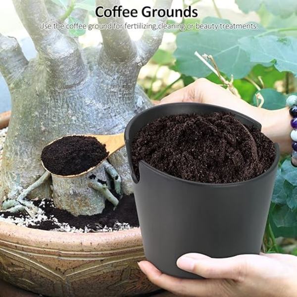 Kaffe knockbox (liten 12,5 * 12,1 * 10 cm), espressoknockbox,