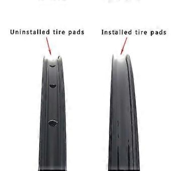 Tubeless Fälgtejp Lång Höghållfast Fälgtejp Cykel Vikbart Däck Foder Skydd för Olika Cykling 50mx23mm 50mx23mm