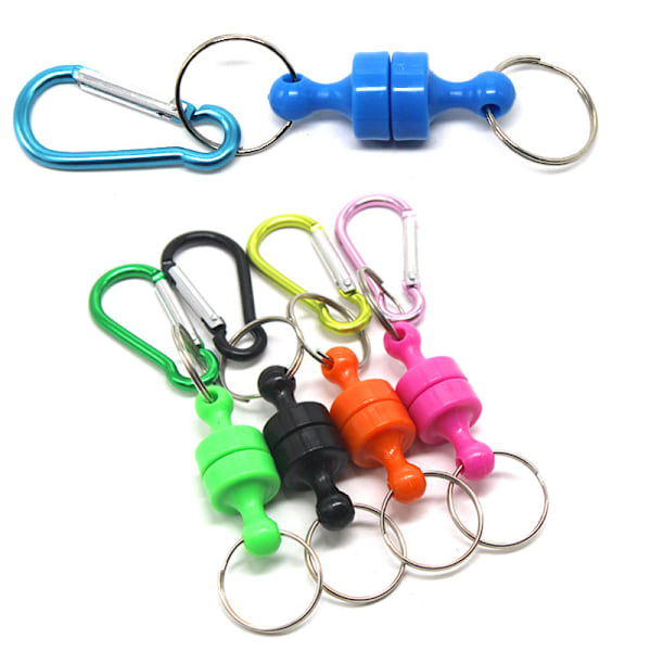 5 st Magnetiska Nätutlösningshållare Clip Hook för Flugfiskemägneter