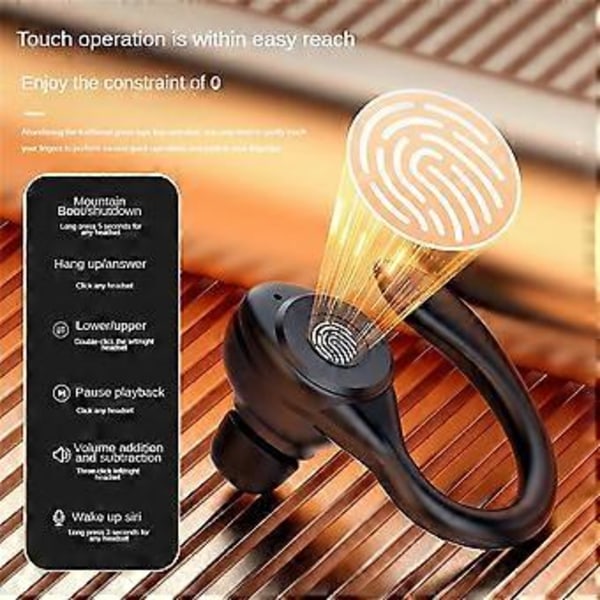 Langattomat Bluetooth 5.3 -kuulokkeet TWS-nappikuulokkeet Stereokuulokkeet Korvakoukulla