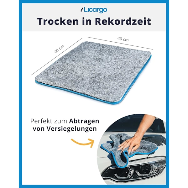 2X Højabsorberende Mikrofiberklude 1100GSM - Ultra Blød Mikrofi
