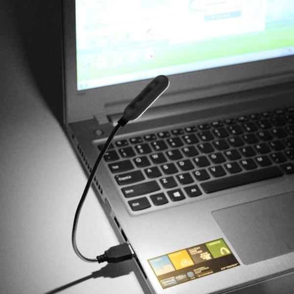 2 stk USB Leselys Mini USB LED Lampe for Laptop, Tastatur, P