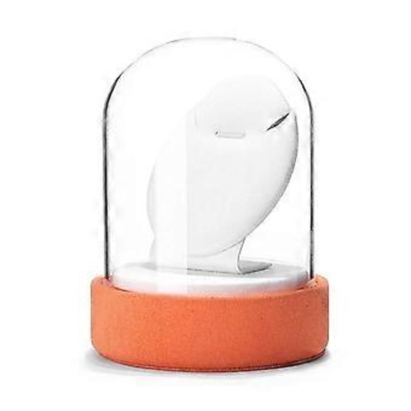 Monitoiminen korujen esittelyteline kirkkaalla lasikannella Tyylikkäät sormukset/kaulakorut/rannekorut/korvakorut Esittelyrekvisiitta Oranssi Orange B