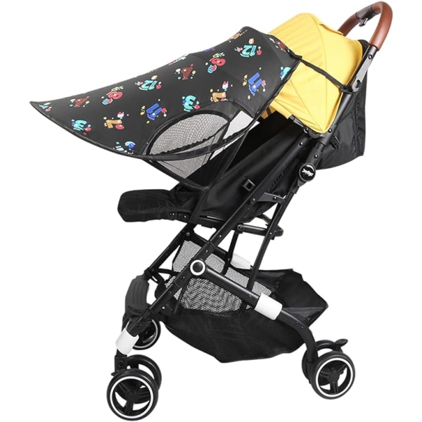 Babysolskydd tryckt universellt solskydd - solskydd, UV-resistent