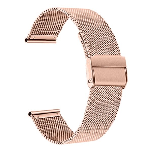 One Piece (Rose Gold) 22mm rustfritt stål klokke mesh-rem Quick Release