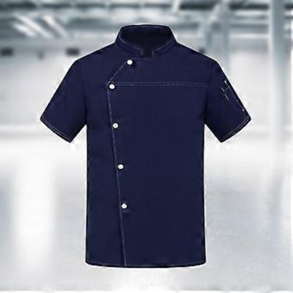 Kokkejakke Kokkeklær Servitør Servitrise Bekledning Uniform for Restaurant Matservering Pub (XL) XL