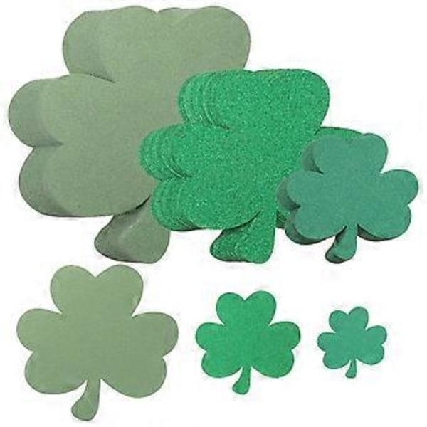 45 kpl Pyhän Patrickin päivän seinätarra Shamrock-seinätarra Jääkaapin apilatarrat