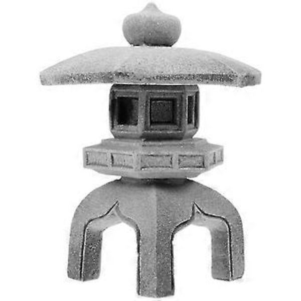 Mini Pagode Statue Miniature Pavillon Mikro Landskabs Ornament Scene Layout Dekoration (14.00X10.50X10.50CM )