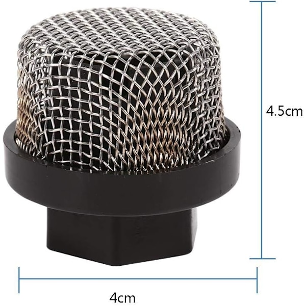1 st Slanginloppssil, Sugsil, Nätfilter, Luftlös Färg