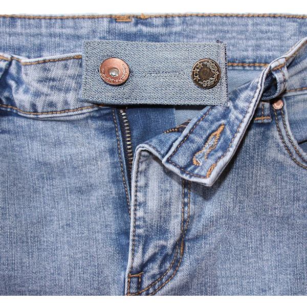 4 stk. Denim Taljeudvidelse Knapper til Jeans og Skørt Behagelig Meta