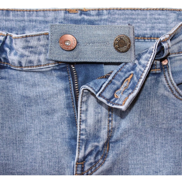 Jeans- og skjørtutvider med knapp i denim - Komfortabel Meta