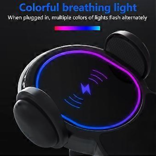 Trådløs Billader Automatiske Klemmer 10 W Hurtiglading Bil Lading Kompatibel Med Iphone 11/11Pro Max / Xs Max / Xs / Xr / X / 8 / 8P, Samsung S10