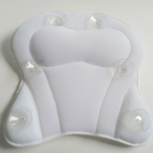 Badekarpute, 4D Air Mesh Ergonomiske Badeputer for Nakke og Rygg