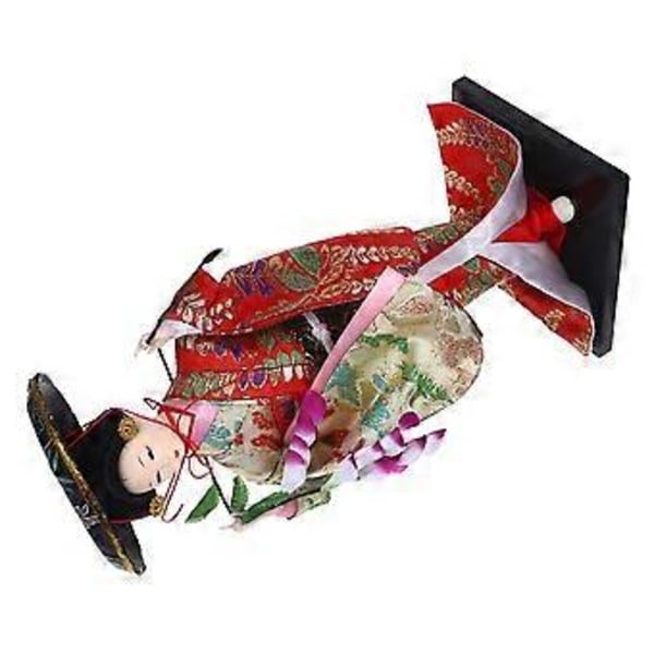1 stk. Japansk-stil Dukke Humanoide Dukke Ornamenter Hjemmedekorasjon for Skrivebord