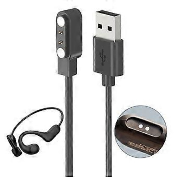 Brukervennlig magnetisk lader magnetisk ladekabel praktisk pålitelig ladeløsning for Crossky Link-ørepropper 100cm