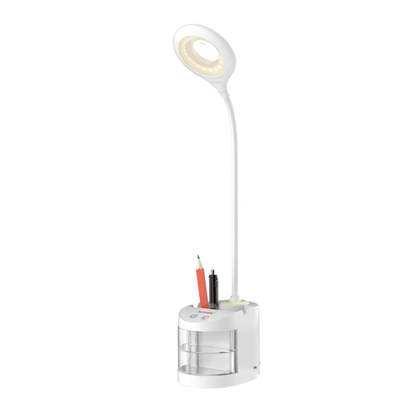 LED-skrivebordslampe, barn dimbar 3-nivåers lysstyrkebeskyttelse,