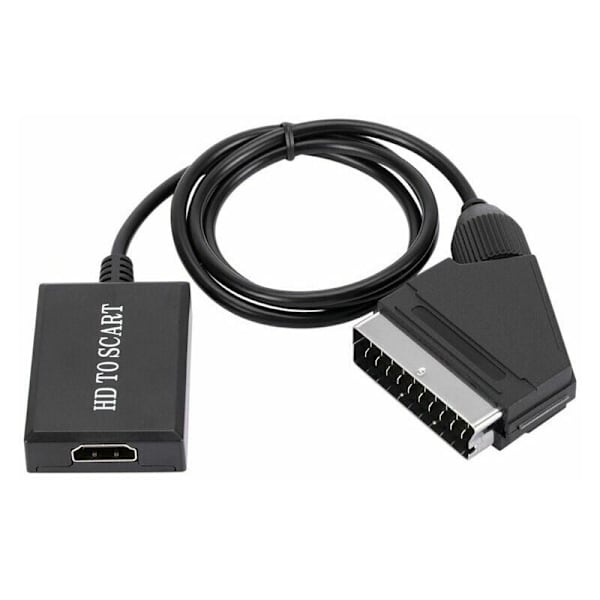 HDMI-SCART-muunnin HD 1080p ääni- ja videosovitin HDMI:stä