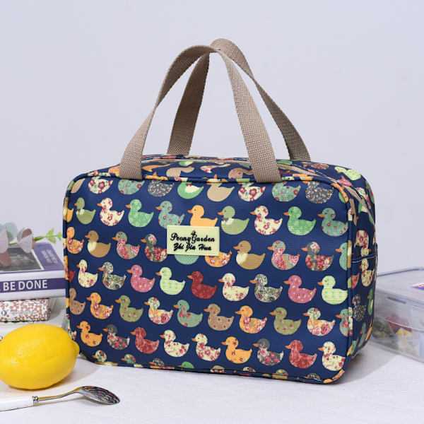 Värikäs Ankka-Toiletry Bag Matkustaminen Ripustus Meikki Pussit Suuri P