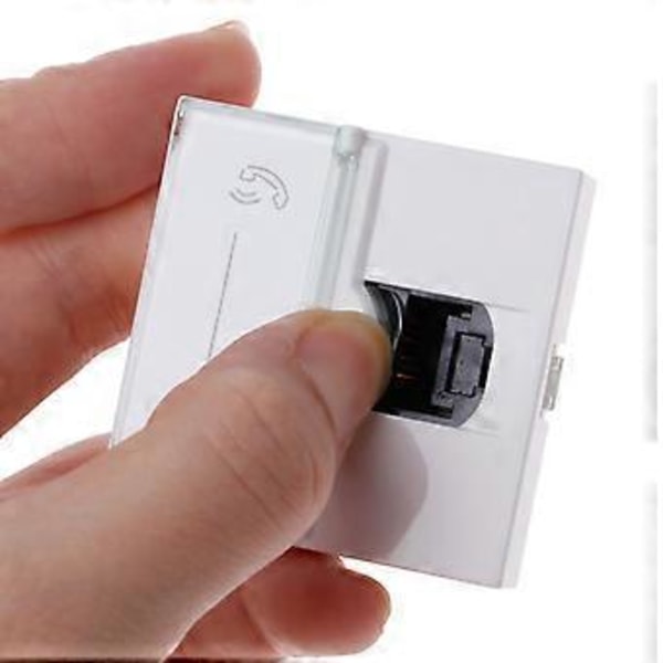 CAT6 Rett Gjennom Nettverksmodul RJ45 Kobling Informasjonskontakt Datamaskin Kobler Kabeladapter Ethernet Jack B