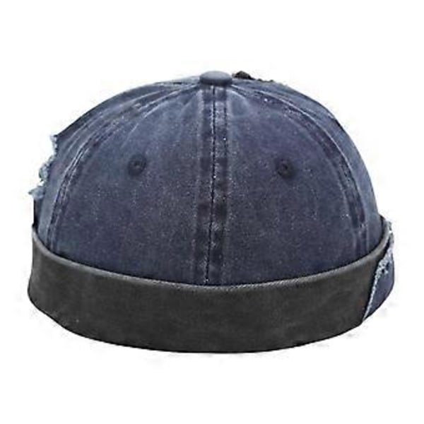 Beanie Hue Krave Stil Justerbar til Docker Fisker Arbejder Sømand (D)