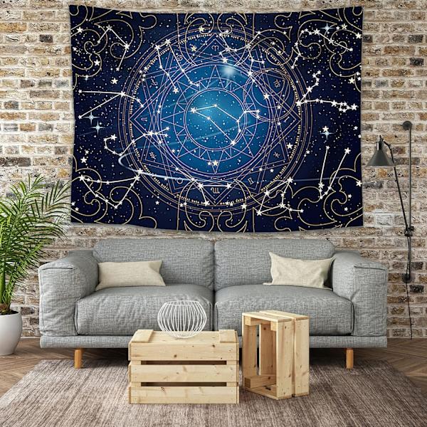1 kpl 130 x 150CM Tähtikuvioseinävaate Astro Tähtikuviot