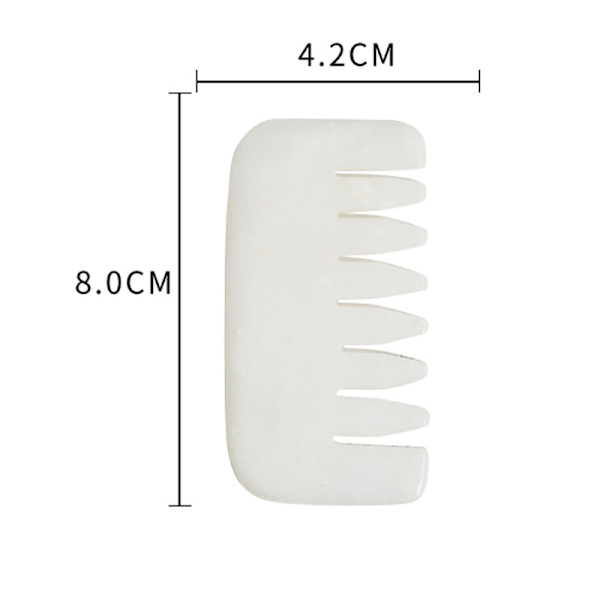Gua Sha -kivihieronta, luonnollinen jade-päänahan kaavintahieroja C