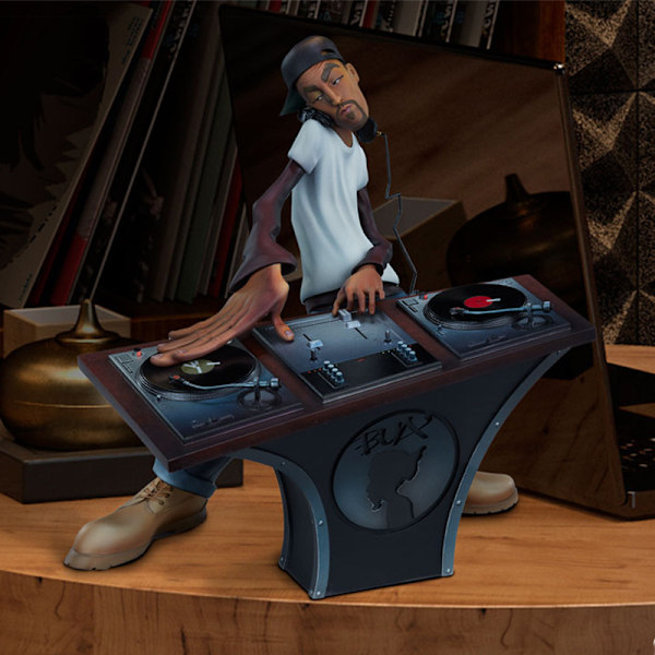 Mini Resin Smykker Kunstner DJ Vert Hip Hop Morsom Rap Karakter Hjem