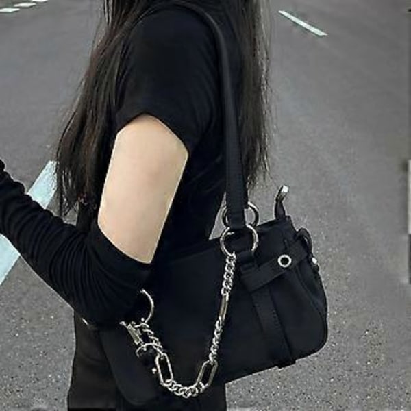 Dame Skulderveske Elegant Damehåndveske Satchel for Reise Utendørs Gate