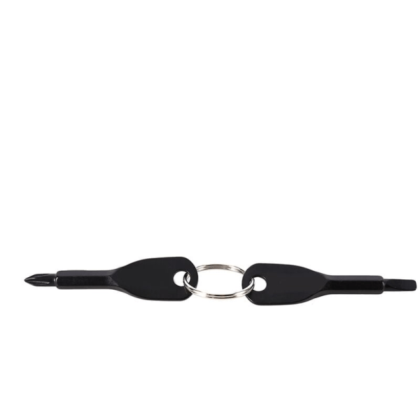 2 nøgler udendørs lommeværktøj EDC rustfrit stål skruetrækkersæt Ke
