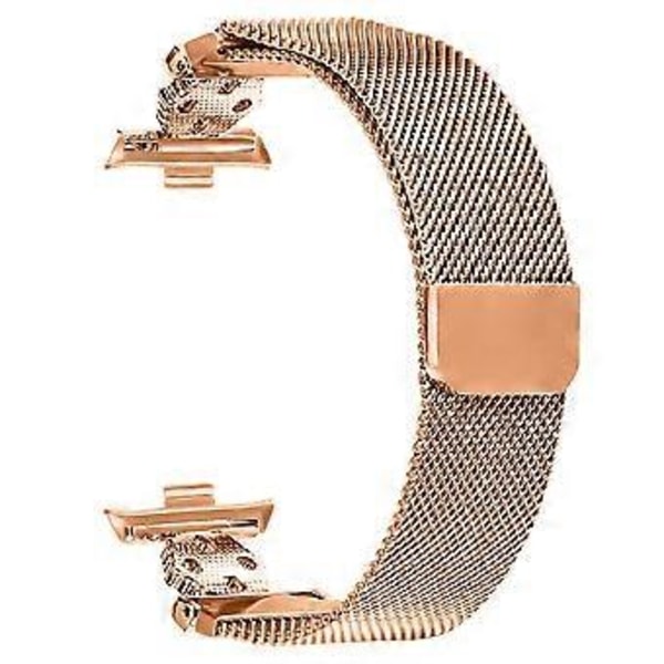 Til Xiaomi Smart Band 8 Pro Milanese Armbånd Blomst Rustfrit Stål Magnetisk Mesh Urrem Style B