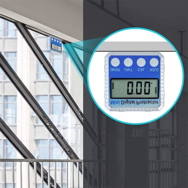 Mini digital gradskiva vinkelmätare 360° högprecisionselektron