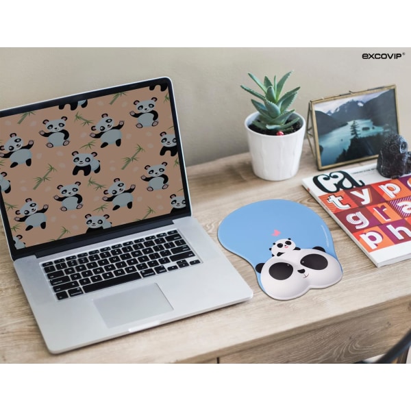 RIST Gel Wrist Rest Mouse Pad Cute Panda Pad