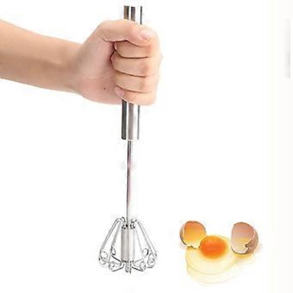 Eggvisp og mikser i rustfritt stål - Halvautomatisk mikser for bakeverktøy og tilbehør til hjemmekjøkken