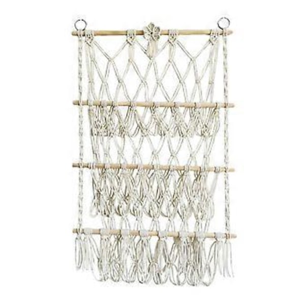 Kosedyr Leketøy Nett Hengekøye Vegghengt Organizer 3-Lags Design Enkel å Installere Utstilling Plysj WarmWhite