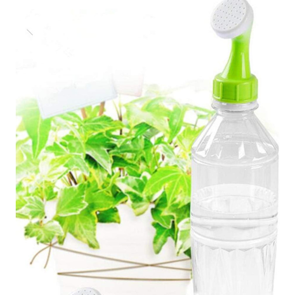 8 stk. plastikvandingsflasker, kunstvandingsspyd, blomstersprinkler H