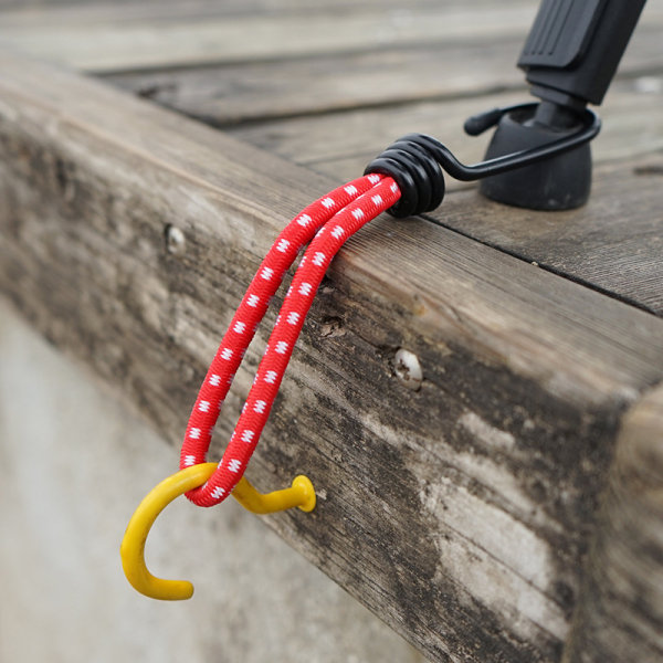 12pcs Red Bungee Hook, Bungee Hook Bungee Cords Camping with Hook