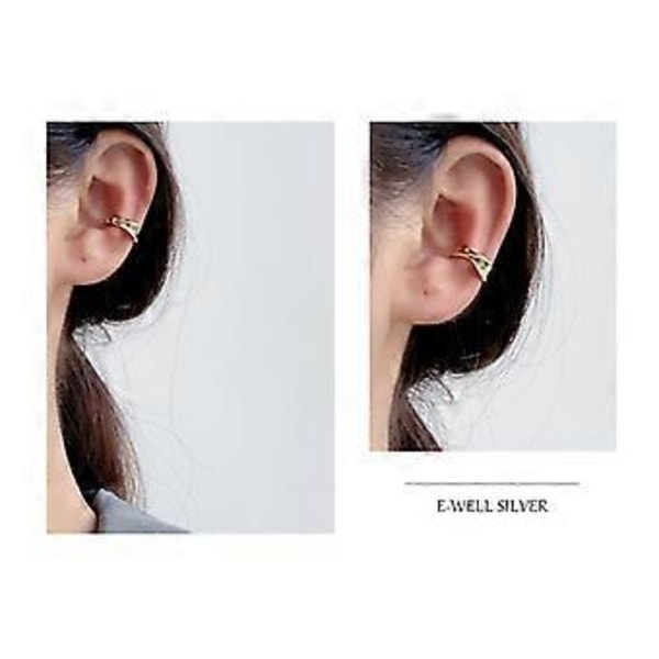 Øre Cuff Wrap Øreringe Sterling Sølv