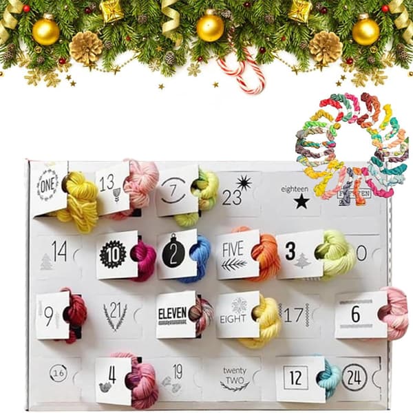Garn Julekalender Blindboks 24-dagers nedtelling
