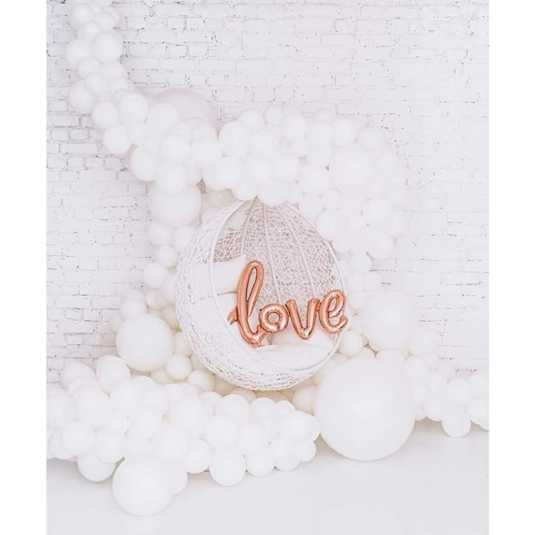100 stk. Hvide Latex Balloner 10 Tommer Pastel Balloner Macaron Balloner