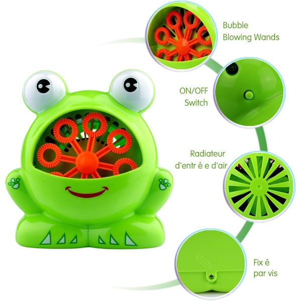 Bubbelmaskin, Barnleksaker 3 4 5 6 7 8 9 10 År Bärbar Automa
