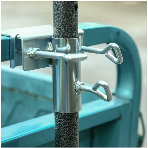 16*12*10cm Parasolstativ, Parasolholder for balkong, rekkverk