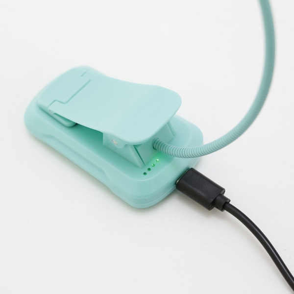 1st USB uppladdningsbar läslampa, LED-clipslampa, liten och